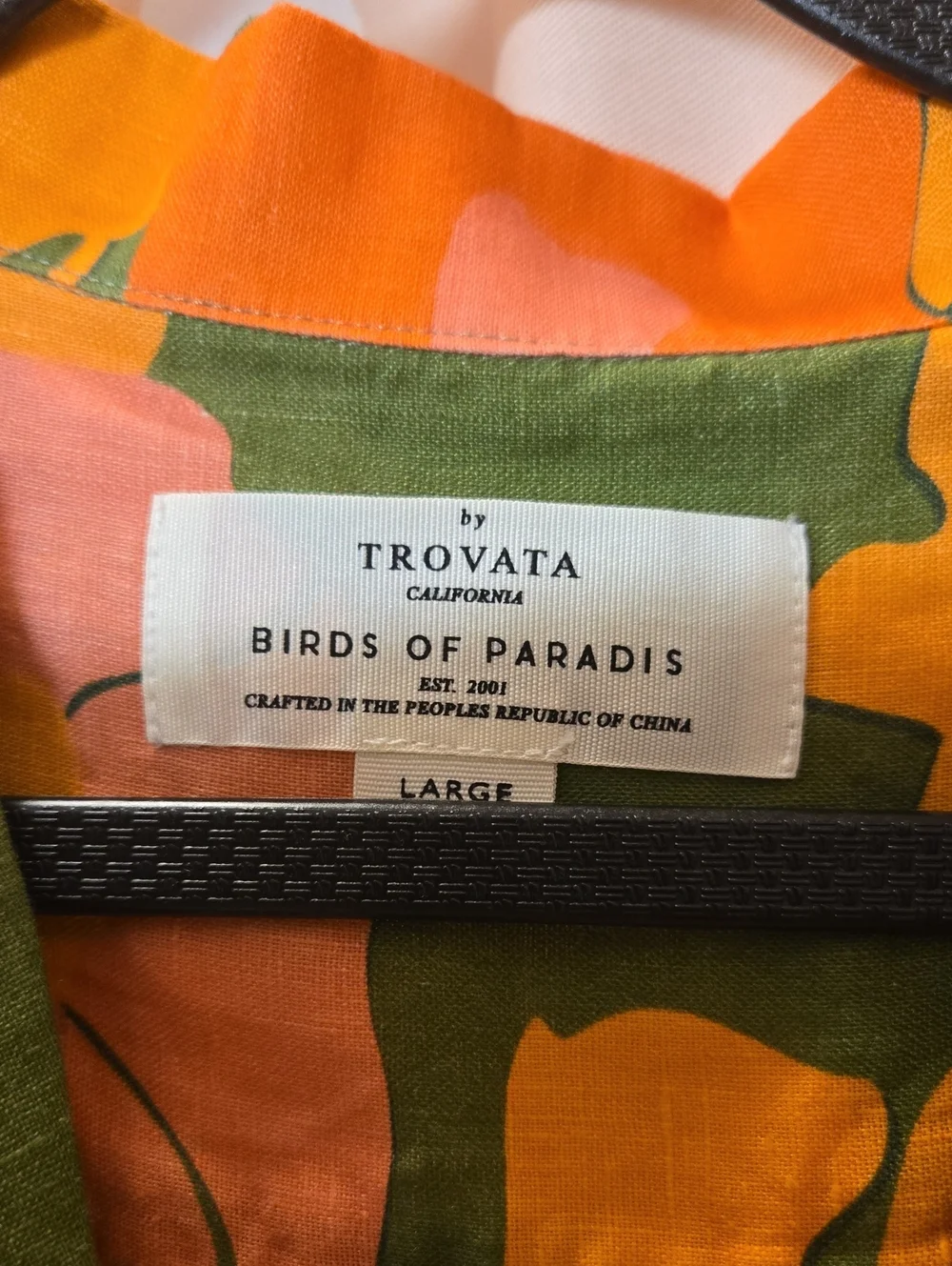 Trovata NWT Floral Linen Blouse Sz L - Picture 2 of 9